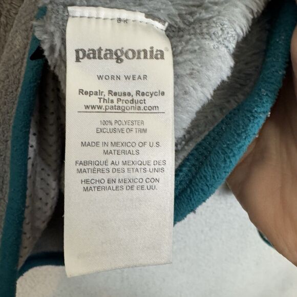Patagonia Jacket Womens S Grey Re Tool Snap T Pullover Mock Neck Pockets - Picture 4 of 7